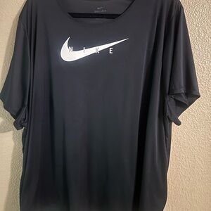 Nike Womens black Dri-FIT Tee